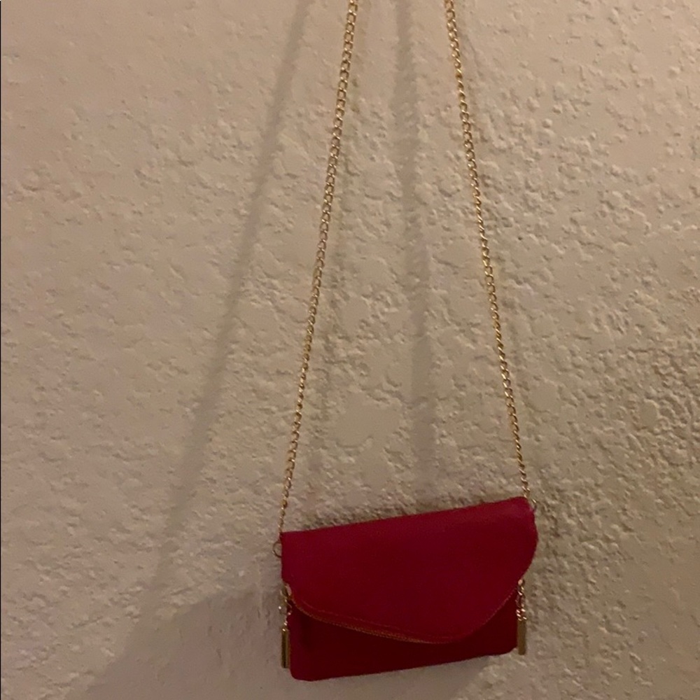 NWT Francesca’s Fuscia Mini Purse